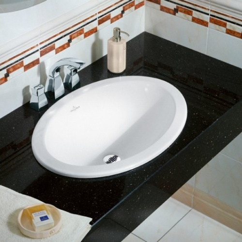 Раковина Villeroy & Boch Loop & Friends 50 см ярко-белая с покрытием CeramicPlus, встраиваемые (в столешницу), пристенные - фото 3