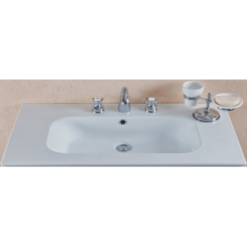 Раковина-консоль керамическая, цвет белый, La Beaute Cornelia CON101B index_1 - фото 3