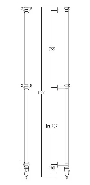 Полотенцесушитель электрический Margaroli Arcobaleno 616-1650 - фото 4