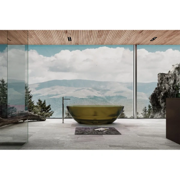 Ванна из полиэфирной смолы Abber Kristall 180x85 см оливковая, 180x85 см - фото 3