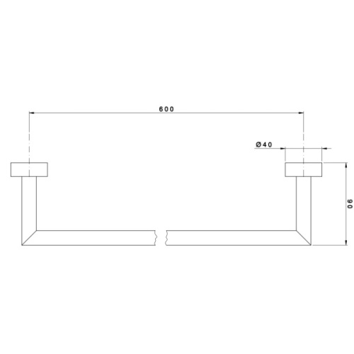Полотенцедержатель для ванной Nicolazzi Minimale 1486M - фото 2