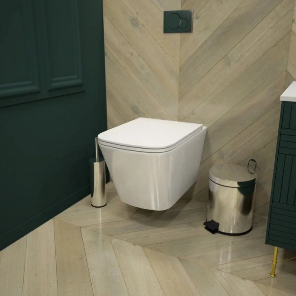 Унитаз с инсталляцией Grohe Rapid SL клавиша хром - фото 3