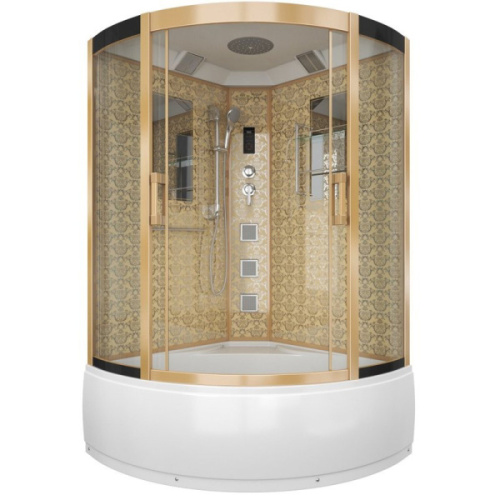 Душевая кабина Niagara Luxe 7744 120х120 см с высоким поддоном, стеклянные, прозрачные - фото 7