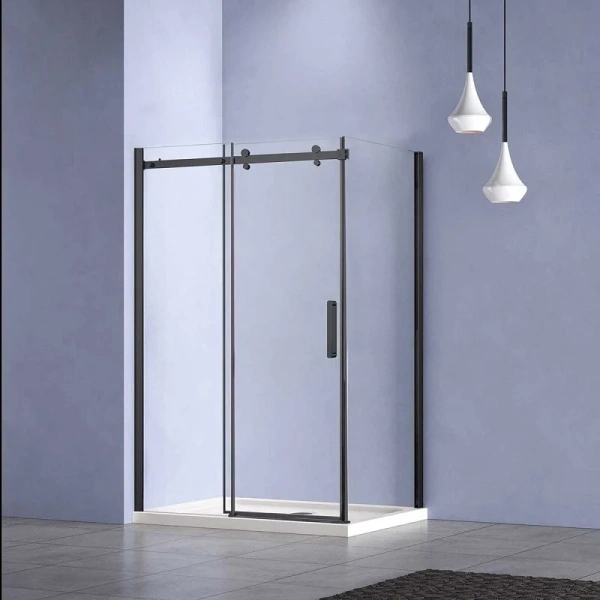 Душевой уголок Vincea Como-N 150х90 см профиль черный - фото 1