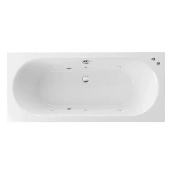 Ванна гидромассажная Excellent Oceana Slim Soft 180 x 80 см, белый/хром, WAEX.OCE18S.SOFT.CR - фото 2