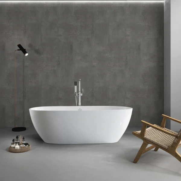 Ванна акриловая Abber AB9263-1.6, 160 x 80 см, белая - фото 4