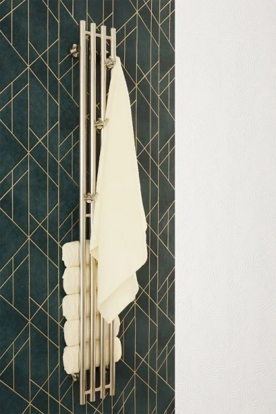 Полотенцесушитель водяной Сунержа Кантата PRO 15х150 см без покрытия, из нержавеющей стали, без полки, неповоротные - фото 6