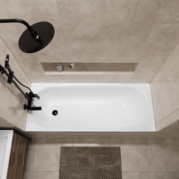 Ванна акриловая Niagara Brava 170x70 см белая, белые - фото 8