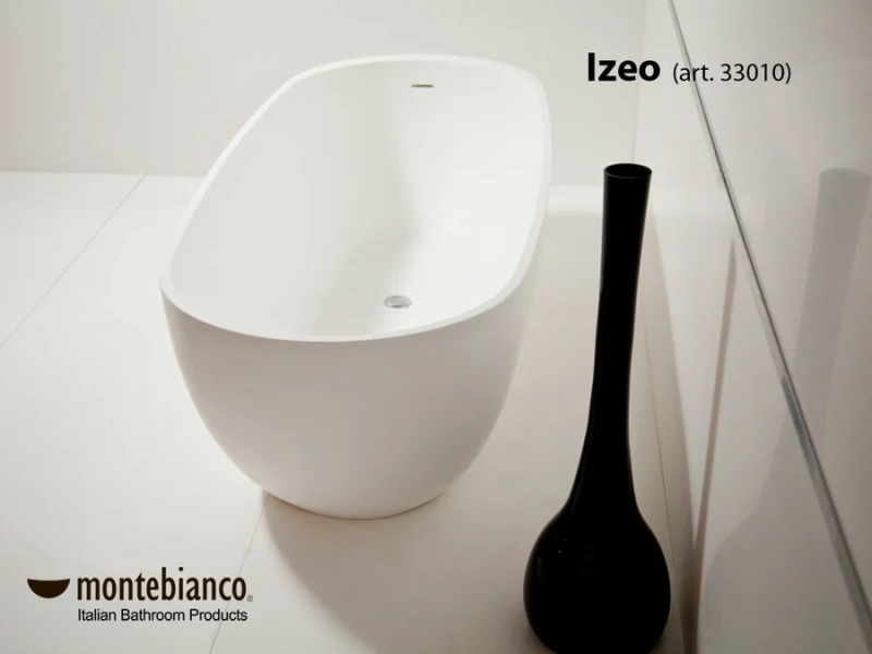Ванна из литьевого мрамора Montebianco Izeo 33010 170 х 70 см, без гидромассажа - фото 6