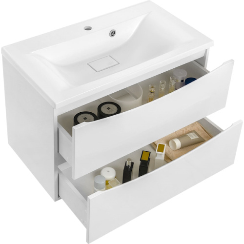 Тумба под раковину подвесная Vincea Mia 79 см G.White, 80 см - фото 6