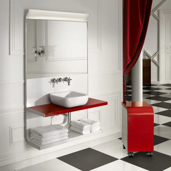 Раковина Акватон Khroma 40 см накладная, маленькие, в форме чаши, квадратная - фото 5