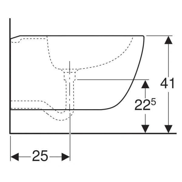 Биде подвесное Geberit Citterio белое, современные, hi-tech index_1 - фото 8