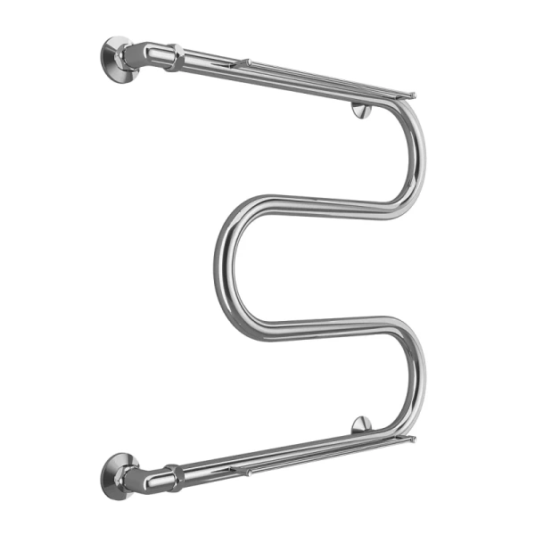 Полотенцесушитель водяной Terminus М-образный 60х60 см с полкой - фото 3