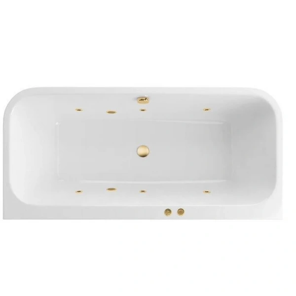 Ванна гидромассажная Excellent Arana Soft 180 x 85 см, белый/золото, WAEX.ARA18.SOFT.GL - фото 1