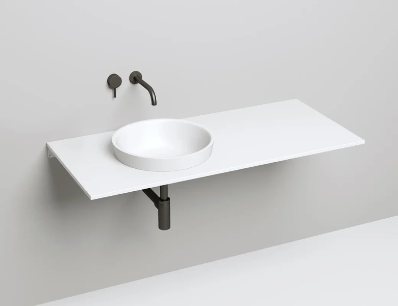 Раковина Salini Marea 03 41 см белый матовый - фото 4