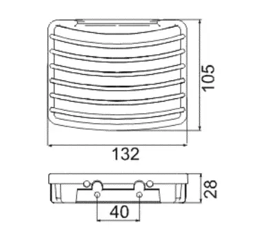 Решётка для ванной Keuco 24941 010000, классические, ретро - фото 2