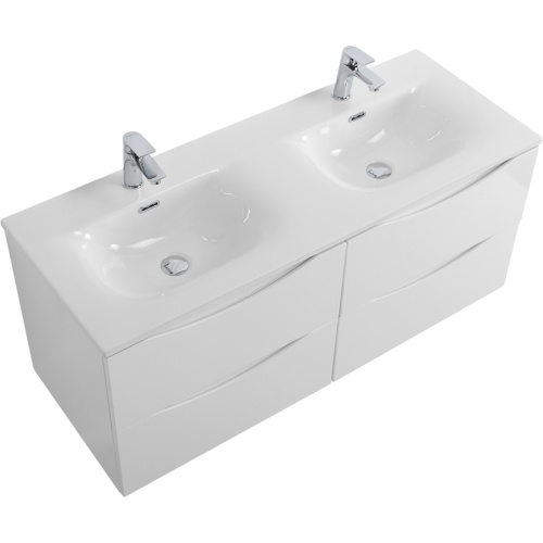 Тумба под раковину подвесная BelBagno Marino-Cer-N 120 см Bianco Lucido, подвесная, пристенная - фото 4