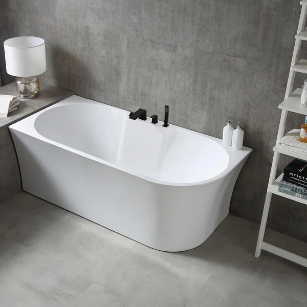 Акриловая ванна Abber 170х78 см правосторонняя, асимметричные - фото 5