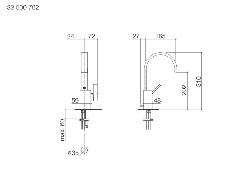 Раковина Comforty 42 см круглая - фото 2