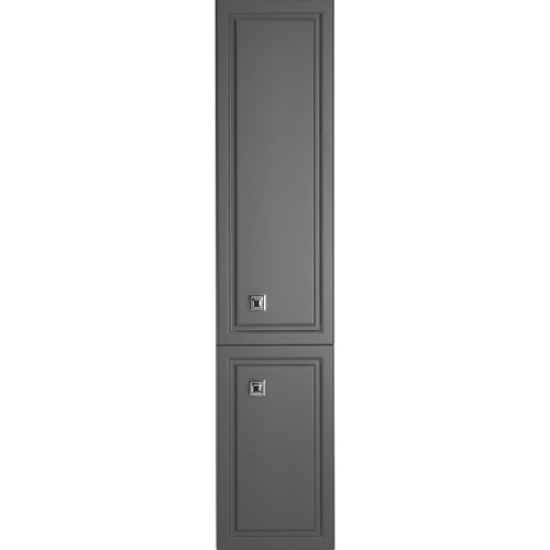 Шкаф-пенал подвесной ASB-Woodline Каталина 35 см серый - фото 2