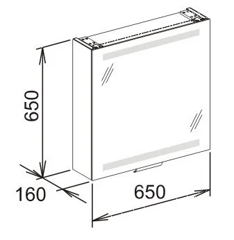 Зеркальный шкаф Keuco Edition 300 30201 index_2 - фото 5