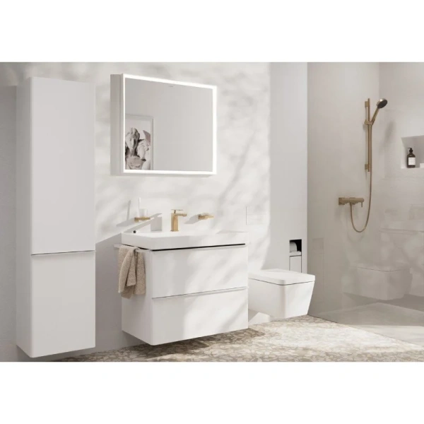 Смеситель для раковины Hansgrohe Tecturis E шлифованная бронза - фото 3