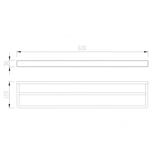 Полотенцедержатель Abber Westen черный матовый, современные, hi-tech - фото 2