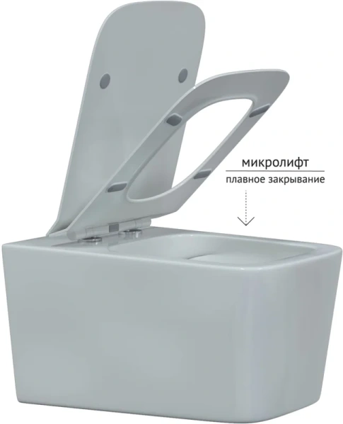 Унитаз с инсталляцией BERGES Floe кнопка хром - фото 2