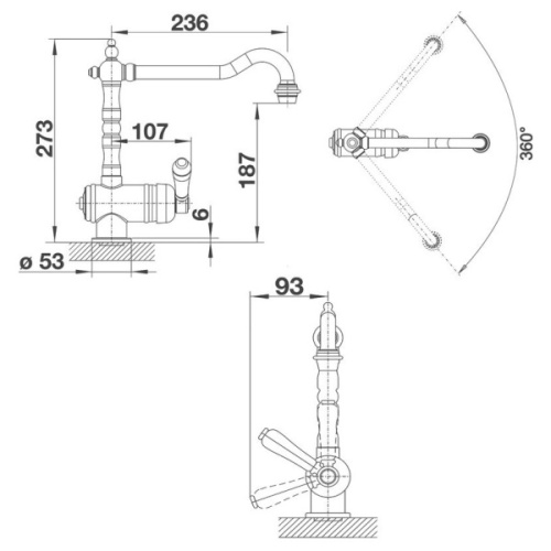 Схема, высокие, округлая форма - фото 4