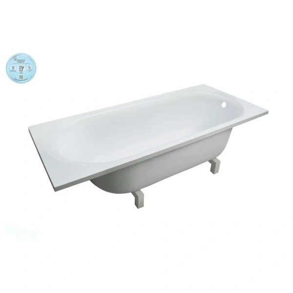 Ванна из литьевого мрамора Marmo Bagno Патриция, 180 х 80 см, MB-PA180-80, без гидромассажа - фото 6