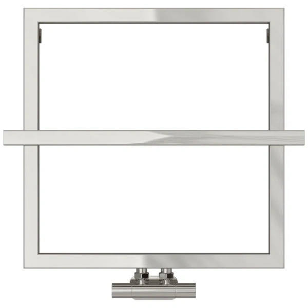 Полотенцесушитель водяной Сунержа Штиль EU50+ 53х53 см без покрытия - фото 3