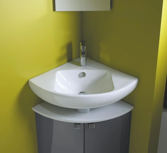 Раковина Jacob Delafon Odeon Up 70 см угловая, из санфарфора - фото 7