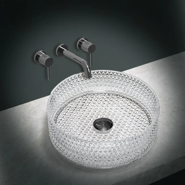 Раковина Vincea VBS-5GL0 40 см стеклянная - фото 3