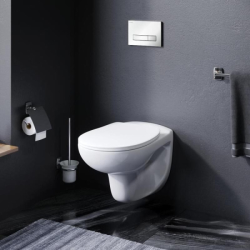 Унитаз с инсталляцией Am.Pm Sense с сиденьем микролифт и белой клавишей, с инсталляцией - фото 2