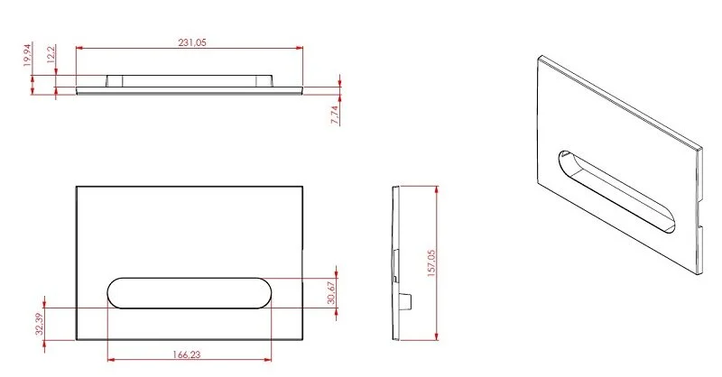 Клавиша смыва Allen Brau мятная - фото 2
