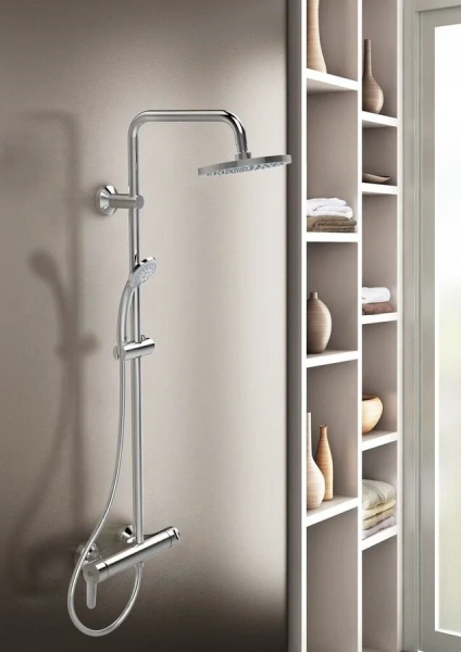 Душевая стойка Ideal Standard Idealrain Eco хром со смесителем - фото 3