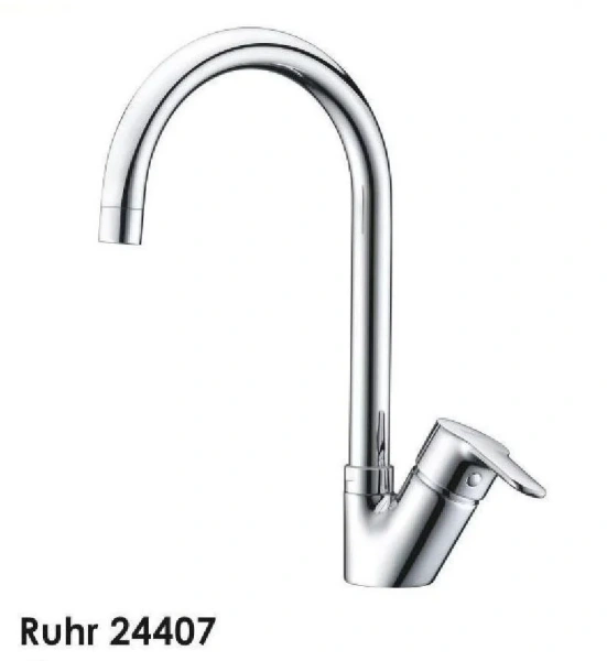 Смеситель для кухни WasserKRAFT Ruhr хром - фото 1