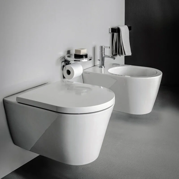 Унитаз подвесной Laufen Kartell безободковый - фото 4