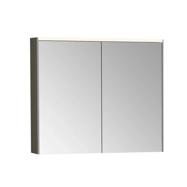 Зеркальный шкаф с подсветкой VitrA Core 80 см глянцевый антрацит - фото 1