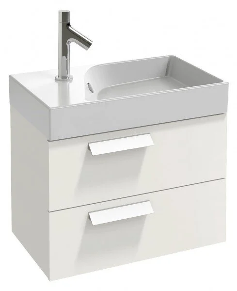 Тумба для раковины цвет, Белый Блестящий Лак Jacob Delafon RYTHMIK 59,5 - фото 1