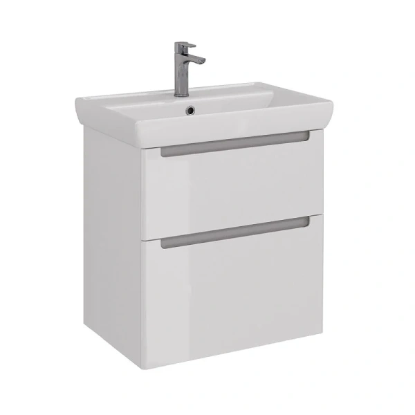 Тумба с раковиной Lemark Buno LM04B70T 70 см направляющие с доводчиком