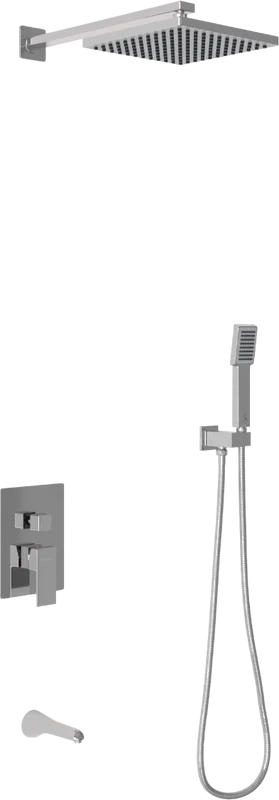 Душевой комплект BERGES Ventas 07300 с верхним душем - фото 1