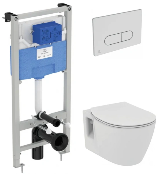 Унитаз с инсталляцией Ideal Standard Prosys Oleas Connect с панелью смыва - фото 1