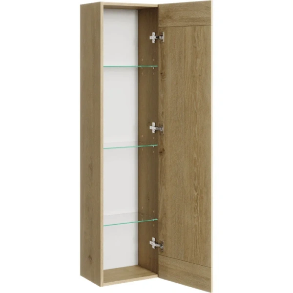 Шкаф-пенал подвесной Aqwella Astrid 35 см дуб давос - фото 2