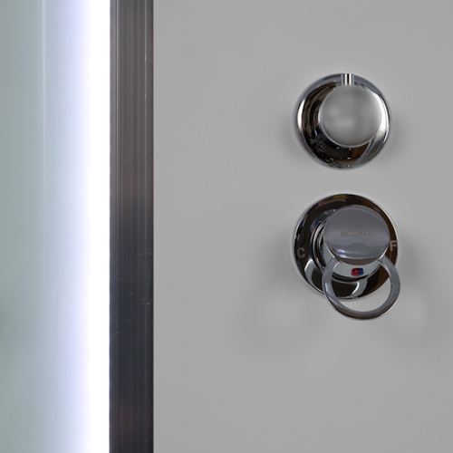 Душевая кабина Deto EM 170x90 см с крышей, с раздвижными дверьми - фото 5