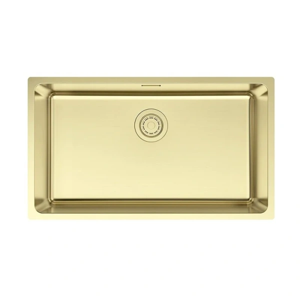 Мойка для кухни Paulmark Yuni 76 см светлое золото - фото 1