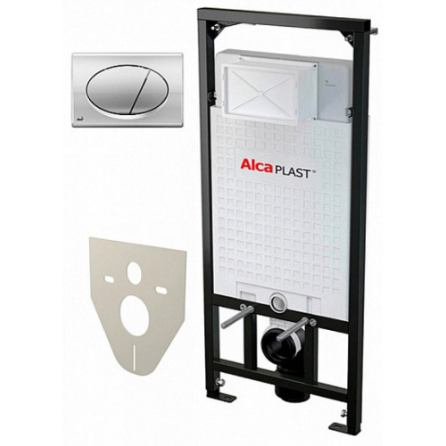 Система инсталляции для унитазов AlcaPlast Sadromodul AM101/1120+M71+M91 - фото 1