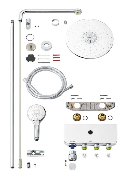 Душевая стойка Grohe Euphoria SmartControl белая луна, без излива - фото 5