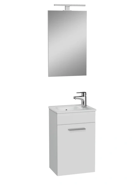 Комплект мебели для ванной VitrA Mia 40 см белый глянец - фото 1