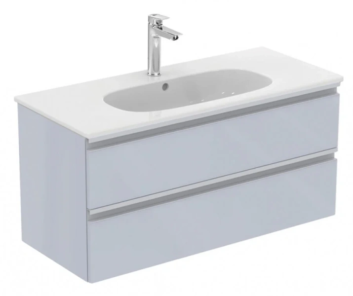 Тумба под раковину подвесная Ideal Standard Tesi T0052 100 см с двумя ящиками